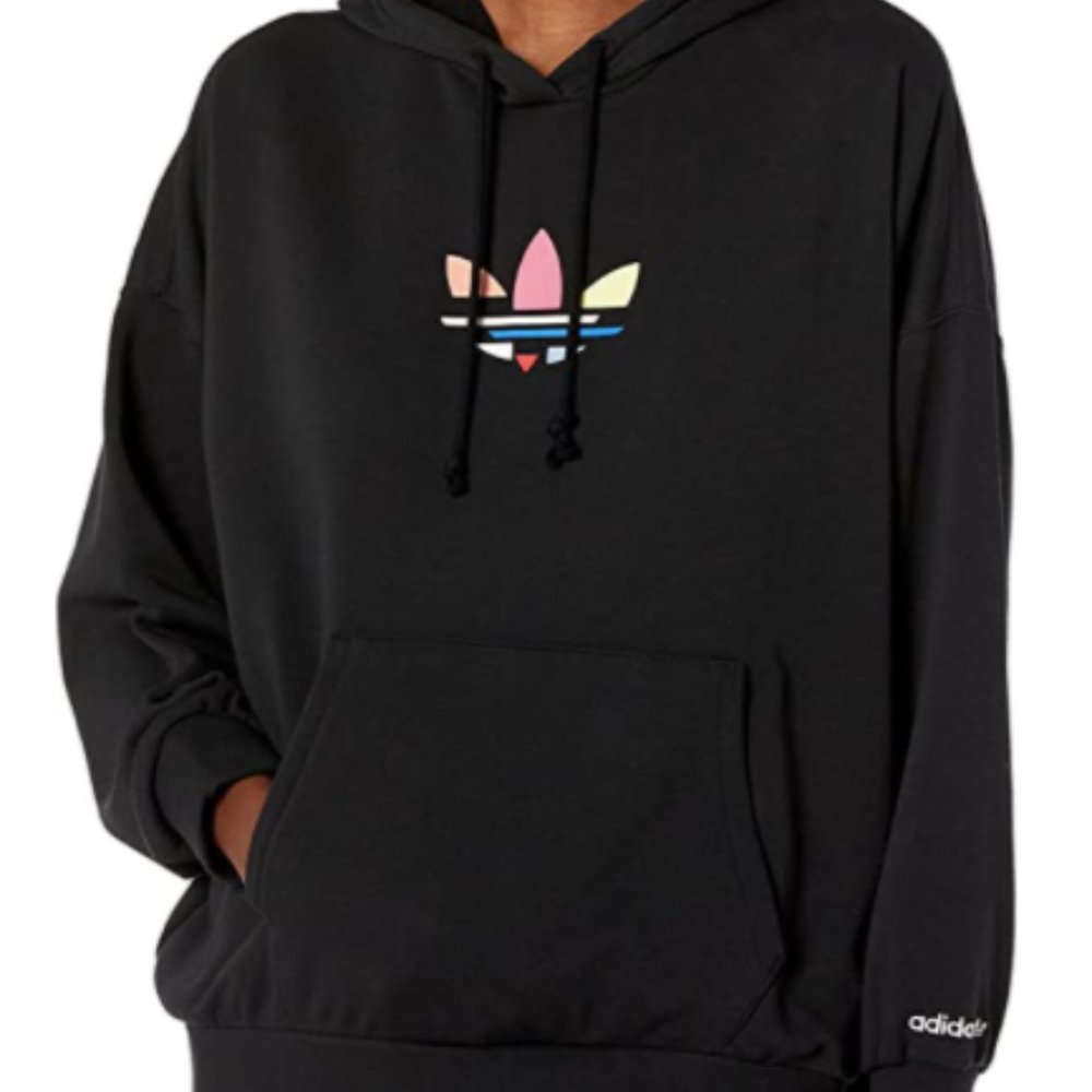 *NEW* adidas Originals Women's Adicolor Shattered Trefoil Oversized Hoodie